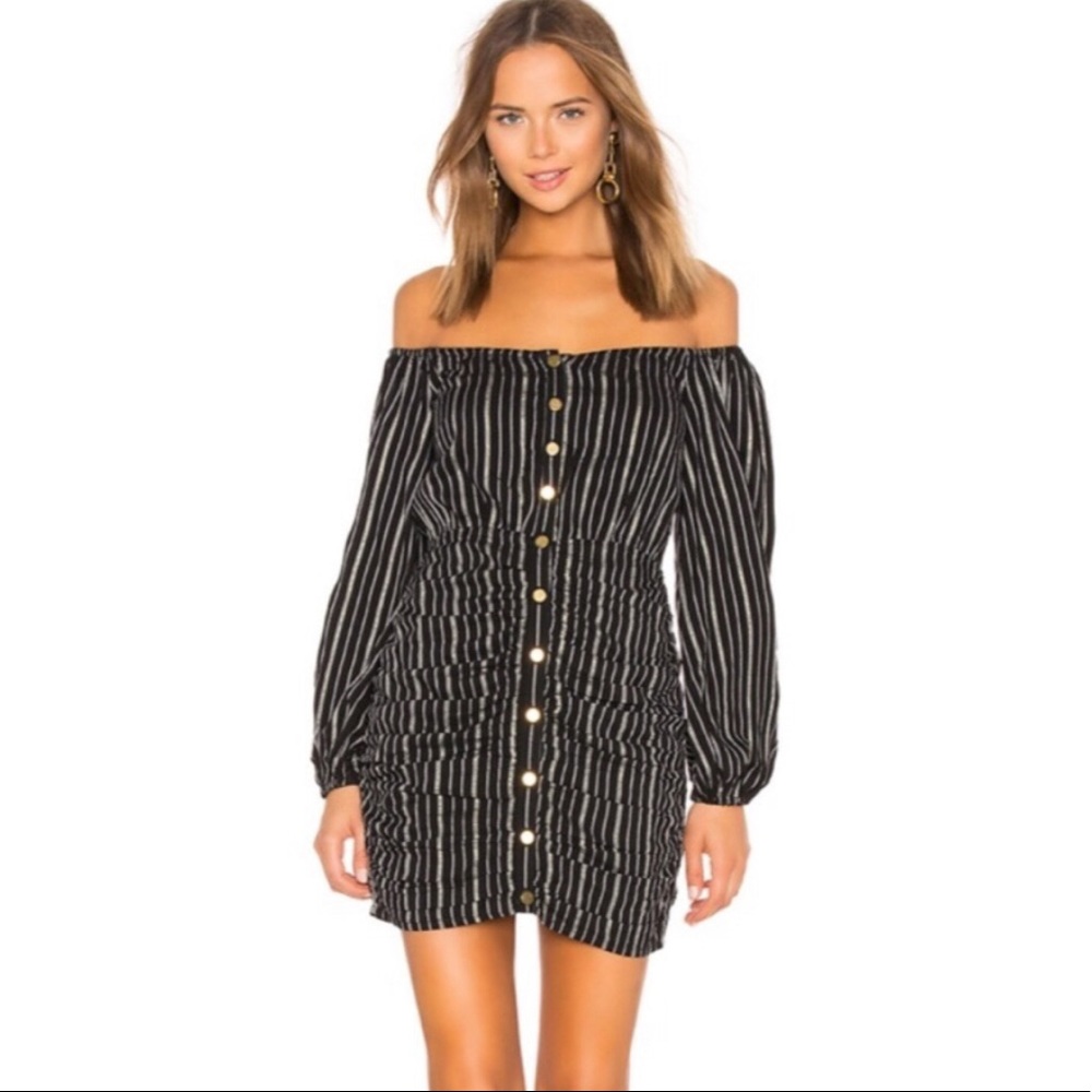 NWT Privacy Please Stripe Dress in size Small